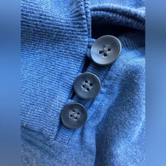 Banana Republic Blue Sweatshirt Top M - Picture 4 of 6